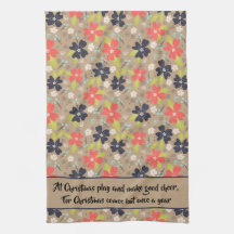 Handgetekende Kerstmis met de rode witte marine va