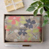 Handgetekende Kerstmis met de rode witte marine va Tissuepapier (Geschenk)