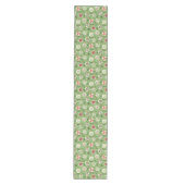 Handgetekende Kerstornament Tafel Runner Medium Tafelloper (Voorkant)