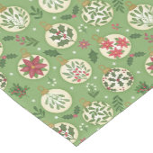 Handgetekende Kerstornament Tafel Runner Medium Tafelloper (Hoek)
