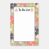 Handgetekende kerstpunctie rood om lijst te doen post-it® notes (Voorkant)