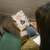 Handgetekende kerstvakantie Kaart