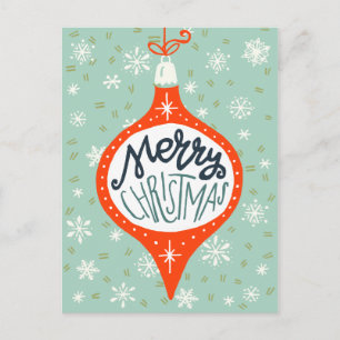 Handgetekende Kerstversiering Feestdagenkaart