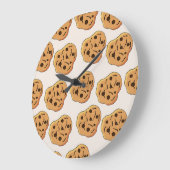 Handgetekende koekjes Cartoon Patroon Grote Klok (Hoek)