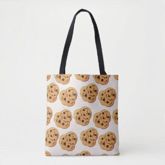 Handgetekende koekjes Cartoon Patroon Tote Bag