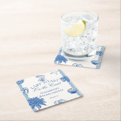 Handgetekende Laatste Toast aan de Kust Bacheloret Kartonnen Onderzetters (Insitu)