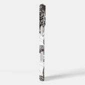 Handgetekende Leaf Line Art iPhone-hoes Case-Mate iPhone Case (Achterkant / Rechts)