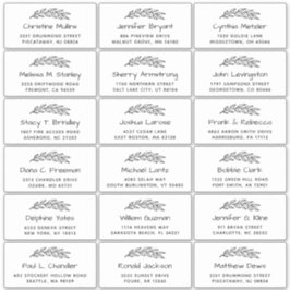 Handgetekende leves Eenvoudig huwelijksbezoekersad Sticker