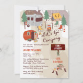 Handgetekende lichten gaan campagne op vaderdag kaart (Voorkant)