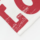 handgetekende liefdesdoodles fleece deken (Hoek)