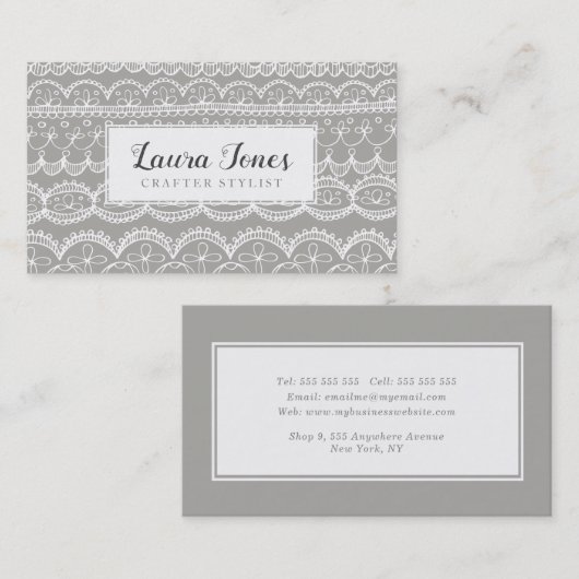 Handgetekende loggers bloggers publiciteit afsprakenkaartje (Voorkant / Achterkant)