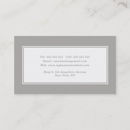 Handgetekende loggers bloggers publiciteit afsprakenkaartje (Achterkant)