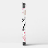 Handgetekende make-up, grafisch patroon. Case-Mate iPhone case (Achterkant / Links)