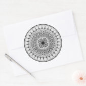 Handgetekende Mandala Sticker (Envelop)