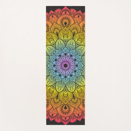 Handgetekende Mandela 1 Yogamat (Voorkant)