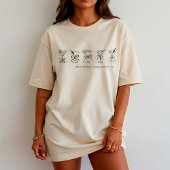 Handgetekende Martini Bachelorette Hoesje-Up of Sl T-shirt