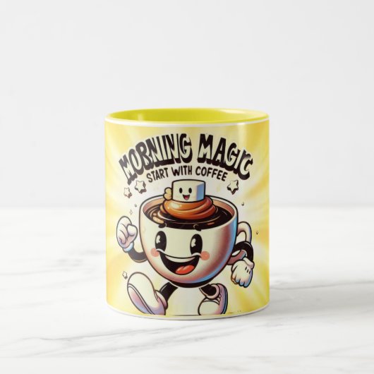 Handgetekende moderne kalligrafie Quote Mok (Center)