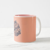 Handgetekende moderne kalligrafie Quote Mok (Voorkant rechts)