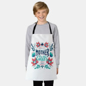 Handgetekende Moeder Aarde Dag Design-23184 Schort (Gedragen)