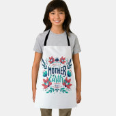 Handgetekende Moeder Aarde Dag Design-23184 Schort (Insitu)