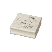 Handgetekende naam van Elegant Library Books Rubberstempel (Stempel)