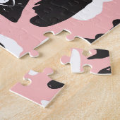 Handgetekende ogen: trendy patroon legpuzzel (Zijkant)