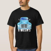 Handgetekende Old Truck GMech T-Shirt (Voorkant)