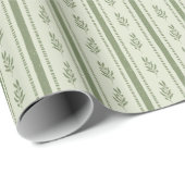 Handgetekende olijftakken Wrapping Paper Roll Cadeaupapier (Rol Hoek)