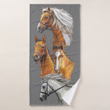 Handgetekende paarden portretten portret