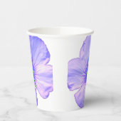  handgetekende Paarse bloem Papieren Bekers (Links)