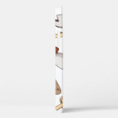 Handgetekende paddenstoelen: voedselachtergrond. Case-Mate iPhone case (Achterkant / Rechts)
