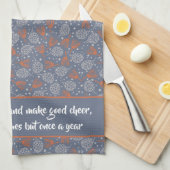 Handgetekende pijnkegels en -blokken theedoek (Quarter Fold)