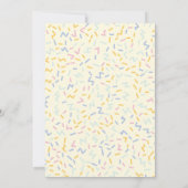 Handgetekende Piñata Mexicaanse Fiesta Verjaardags Kaart (Achterkant)