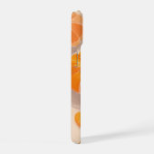 Handgetekende pompoen en herfstbladeren herfstoogs iPhone 15 case (Rechterkant)