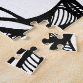 handgetekende PUZZEL kleur-het-zelf, zwart & wit (Zijkant)