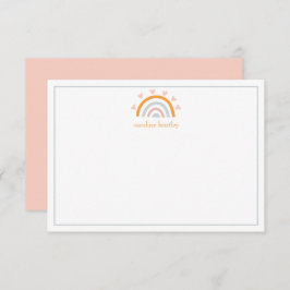 Handgetekende radionavigatiekaarten voor persoonli bedankkaart