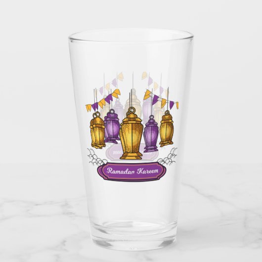 handgetekende ramadan-kareem- T-Shirt Sleutelhange Glas (Voorkant)