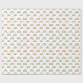 Handgetekende regenbogen: pastel naadloos patroon. cadeaupapier (Vlak)