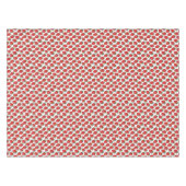 Handgetekende rode aardbei patroon tafelkleed (Voorkant (Horizontaal))