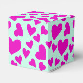 Handgetekende roze Valentijn Bedankdoosjes (Achterkant)