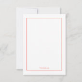 Handgetekende Santa Card Bedankkaart (Achterkant)