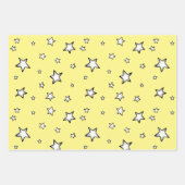 HANDGETEKENDE SCHAAPSTER EN TEDDYBEER CADEAUVERPAK INPAKPAPIER VEL (Voorkant 2)