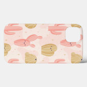 handgetekende schattige roze cactus Case-Mate iPhone case (Achterkant (horizontaal))