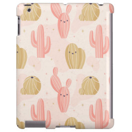 handgetekende schattige roze cactus Case-Mate iPhone case