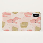 handgetekende schattige roze cactus Case-Mate iPhone case (Achterkant (horizontaal))