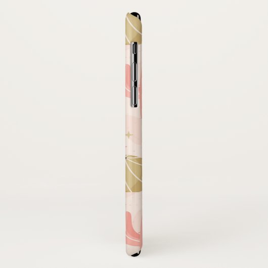 handgetekende schattige roze cactus Case-Mate iPhone case (Achterkant/links)