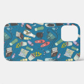 Handgetekende schets mode illustratiesseam Case-Mate iPhone case (Achterkant (horizontaal))