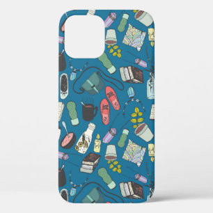 Handgetekende schets mode illustratiesseam Case-Mate iPhone case