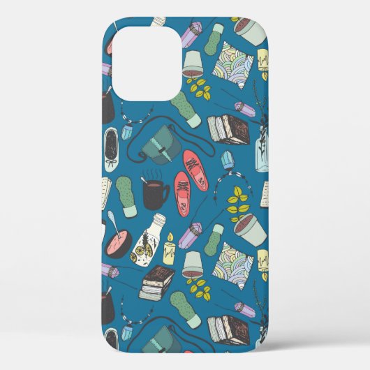 Handgetekende schets mode illustratiesseam Case-Mate iPhone case (Achterkant)