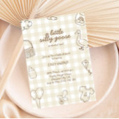 Handgetekende Spring Goose Baby shower Uitnodiging